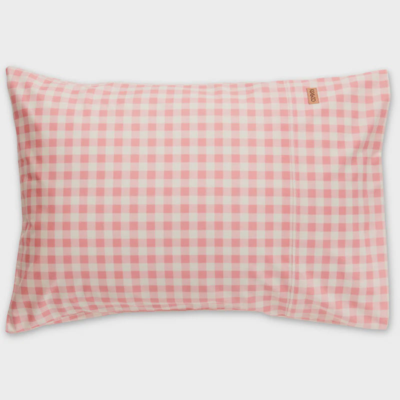 Gingham Candy Cotton Pillowcases 2P Set