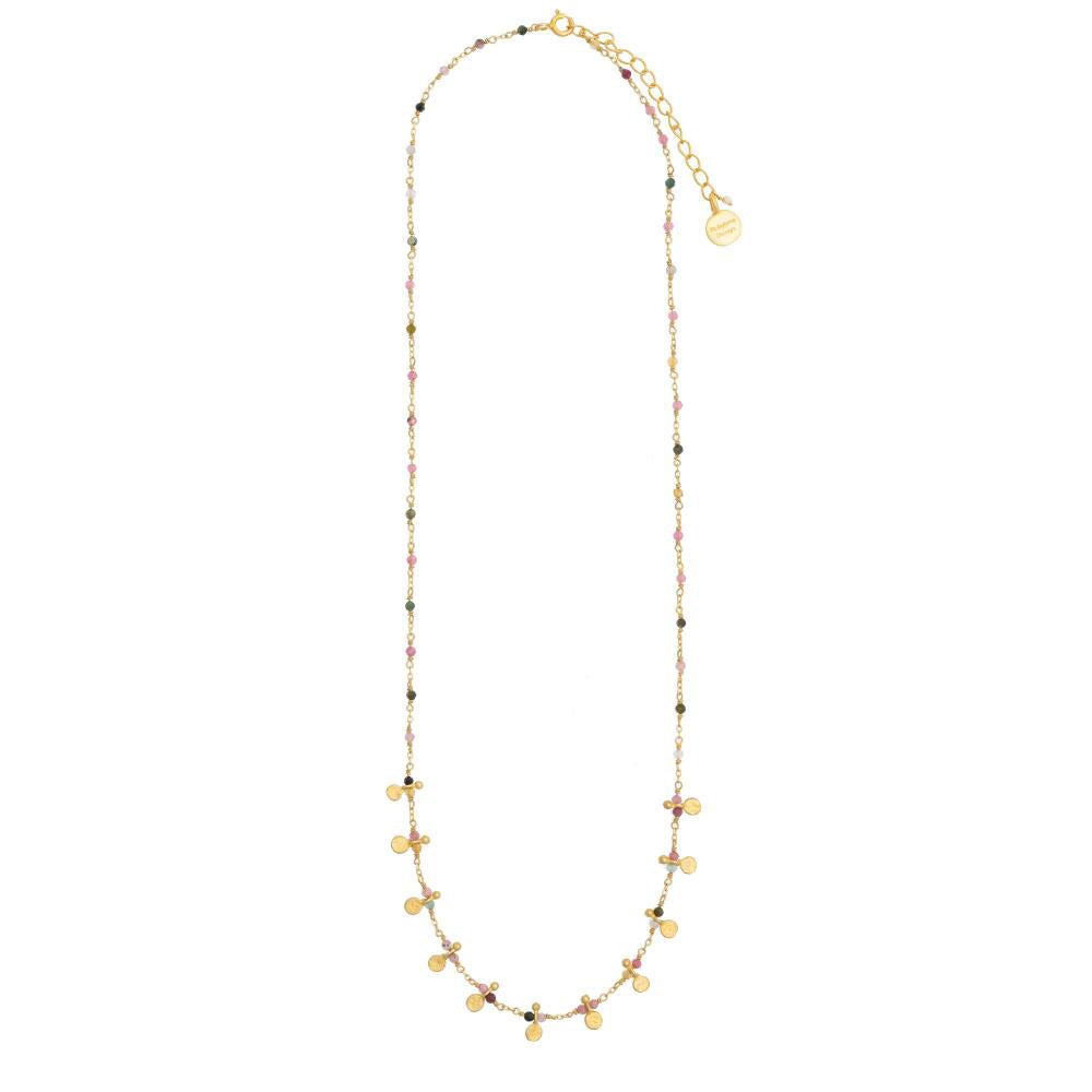 Multi Tourmaline Link Chain