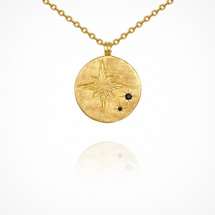 Temple of the Sun Celina Necklace Gold - The Artisan Storeroom