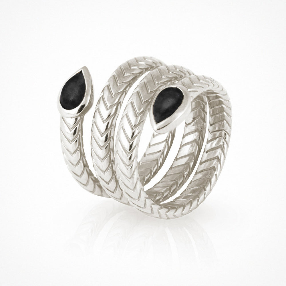 Metis Ring Onyx Silver