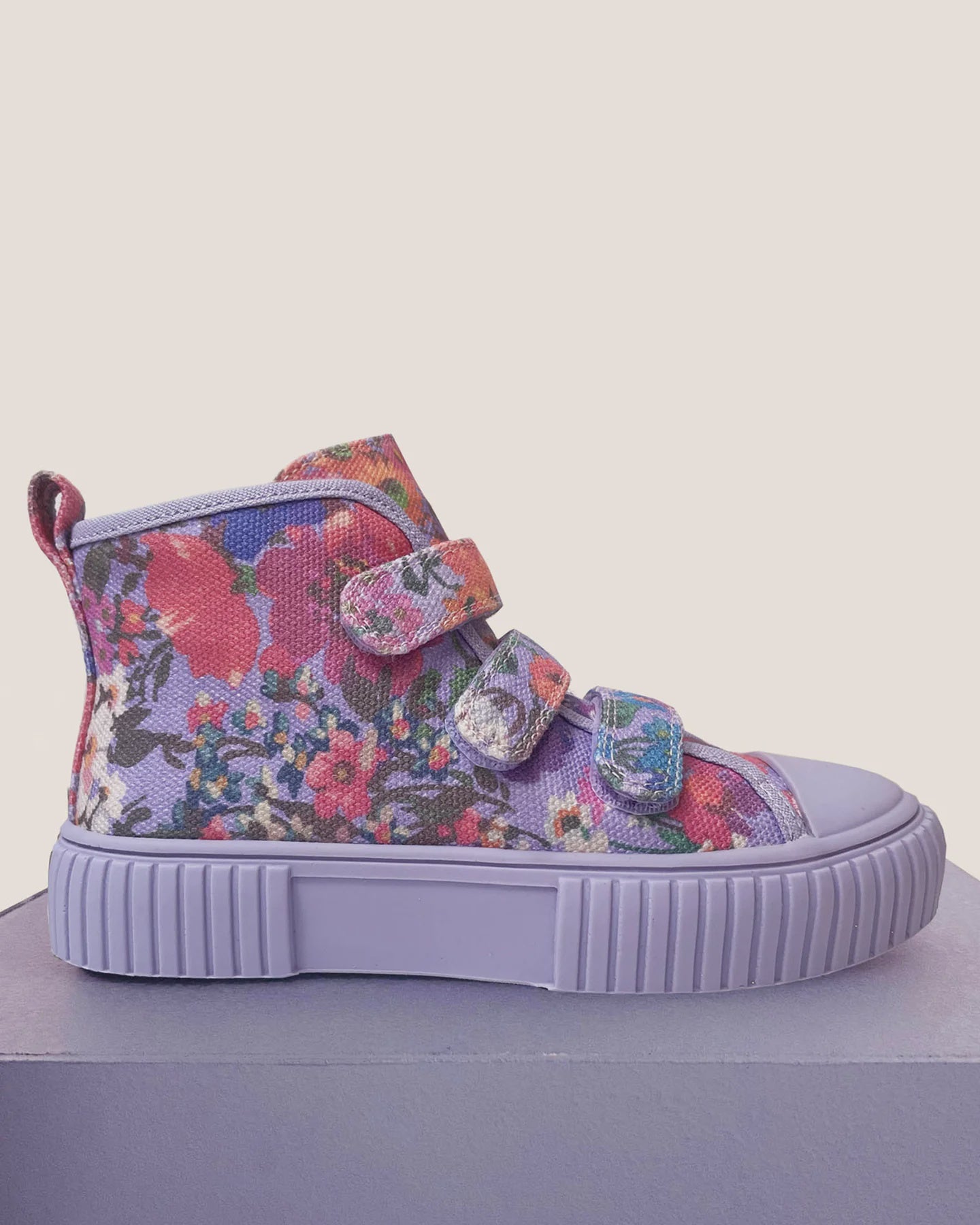 
                  
                    Forever Floral Lilac High Top Sneaker
                  
                