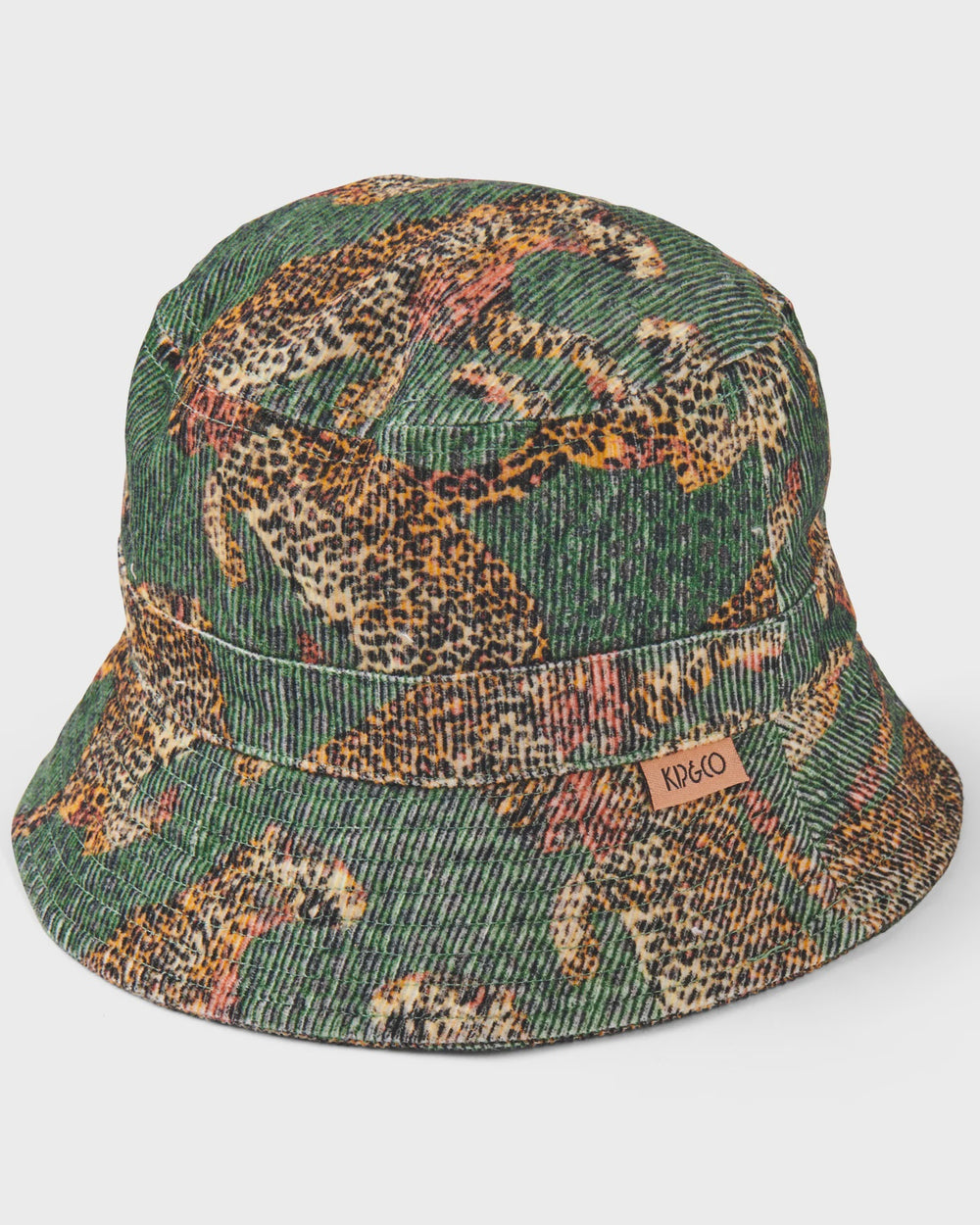 Cheetah Corduroy Bucket Hat Kids