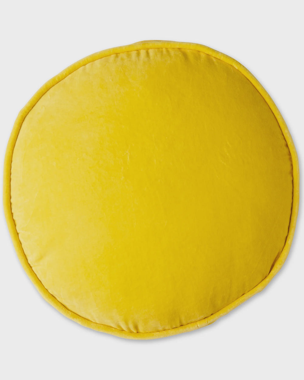 Lemon Drop Velvet Pea Cushion