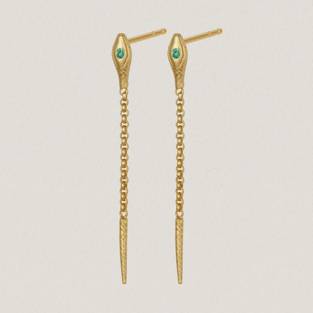 
                  
                    Althea Emerald Earrings Gold
                  
                