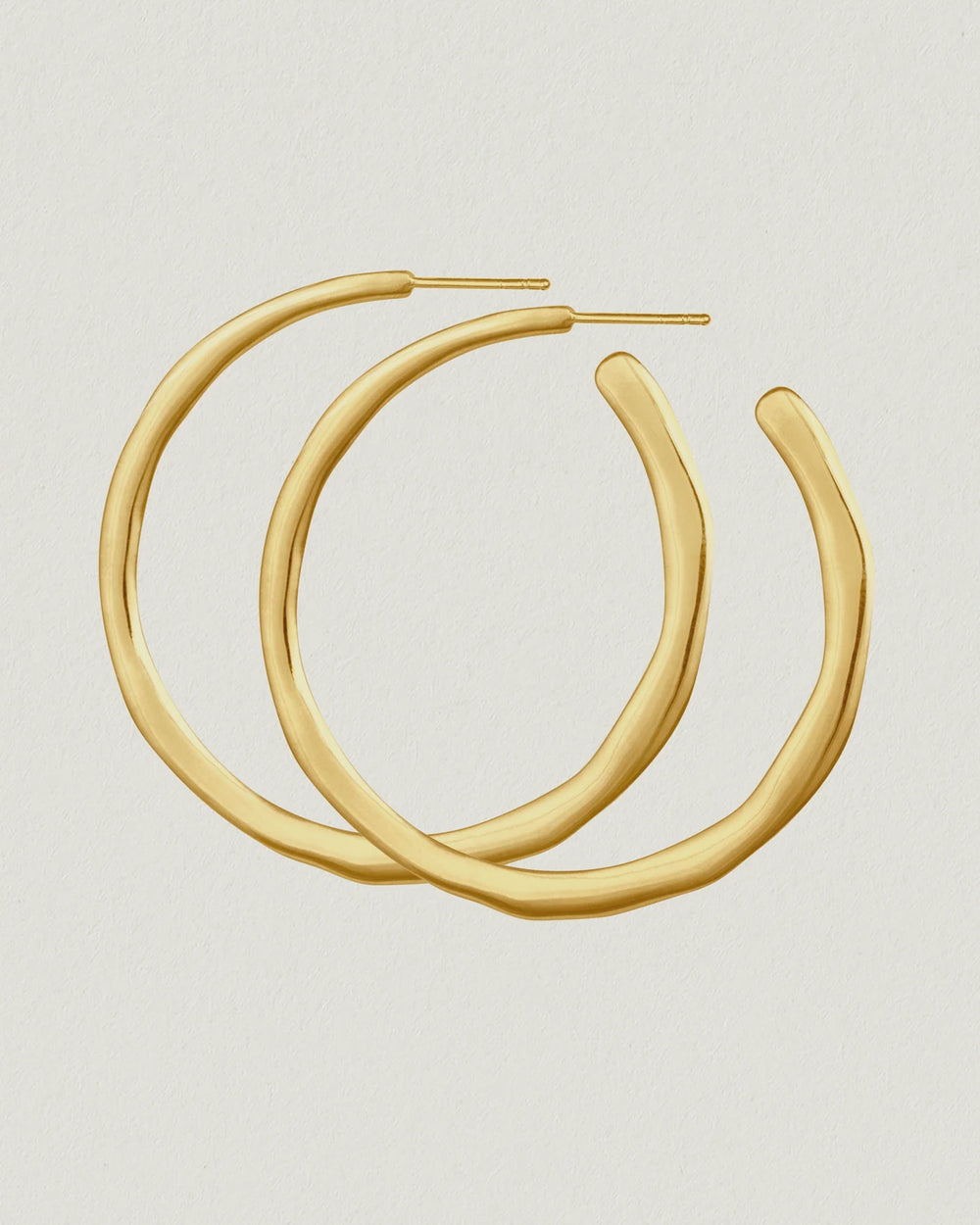 Circe Hoop Earrings 18k Gold Vermeil