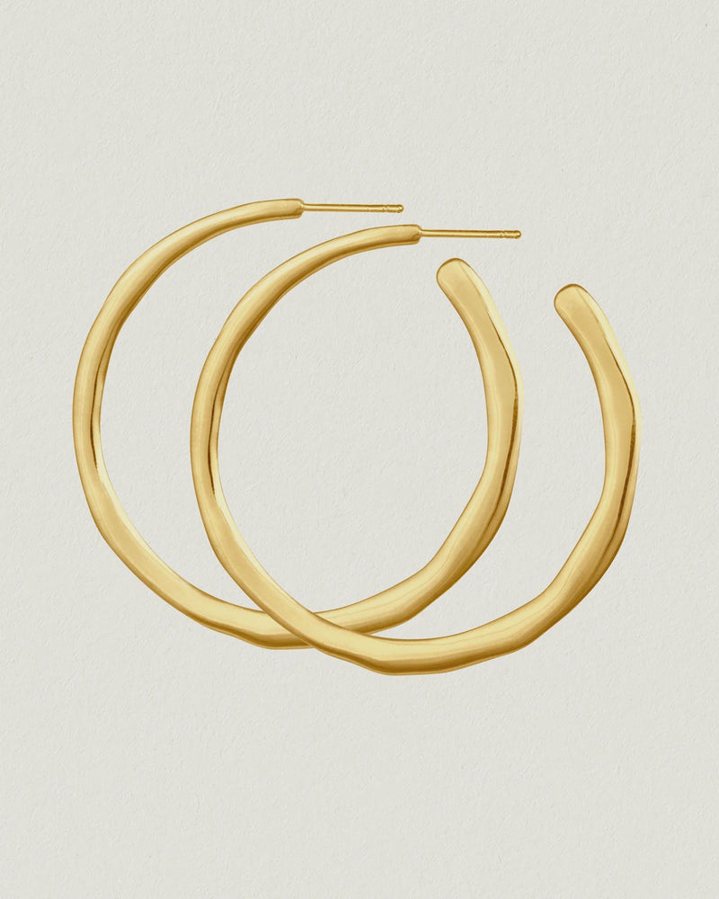 
                  
                    Circe Hoop Earrings 18k Gold Vermeil
                  
                