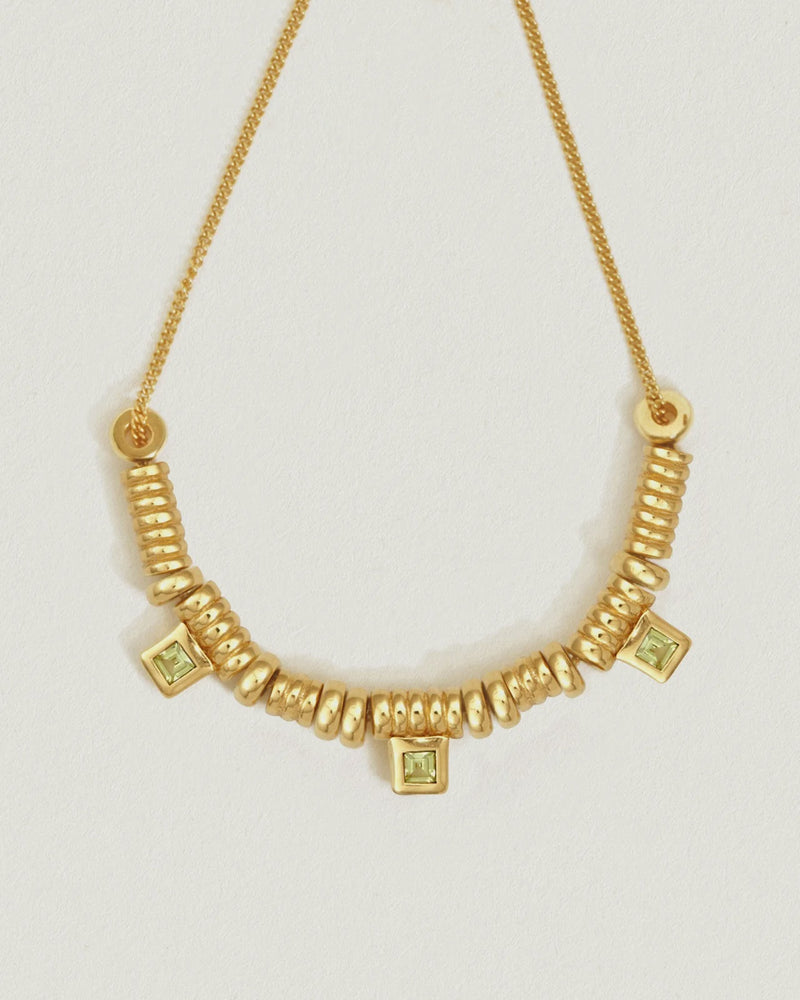 
                  
                    Hebe Necklace 18k Gold Vermeil l Peridot
                  
                