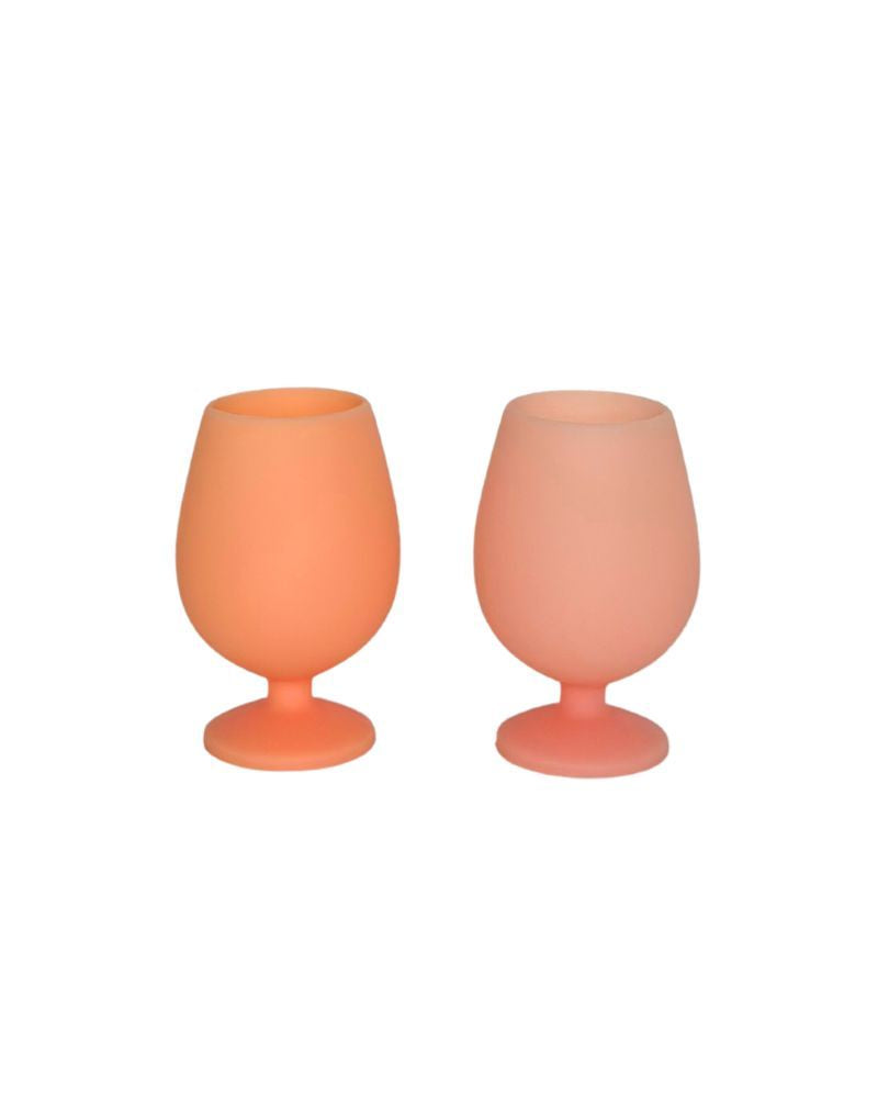 Peach + Petal | Stemm | Silicone Unbreakable Wine Glasses