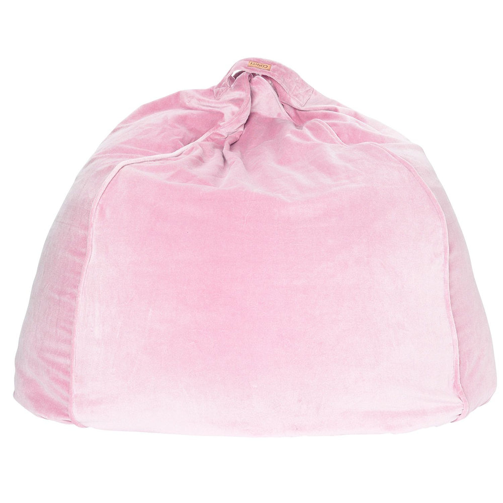 Pink Parfait Velvet Beanbag Cover